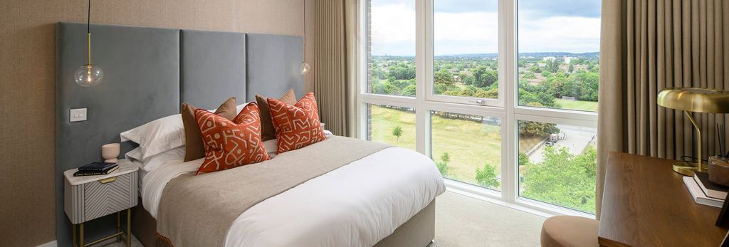 Property photo 3 of 4 Double Bed With Contemporary Design, Bedside Tables And Wide Window For Ample Natural Lighting.