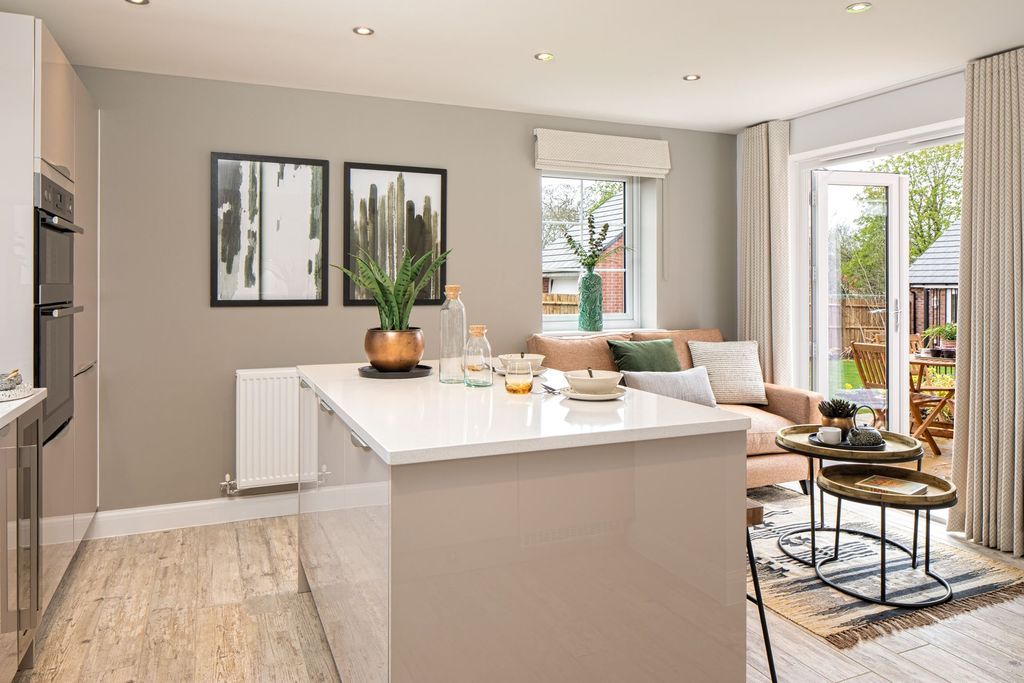 Property photo 3 of 9 Inside View Of The Open Plan Kitchen. Alderney. 4 Bed Home.