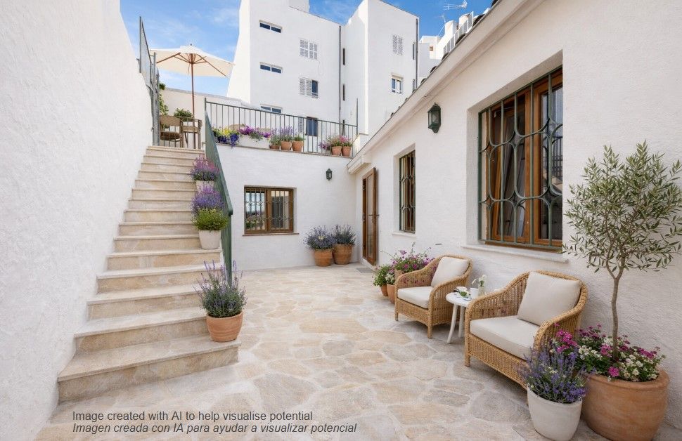 Property photo 1 of 20 Patio Mediterr?Neo Con Terraza Y Flores Ia