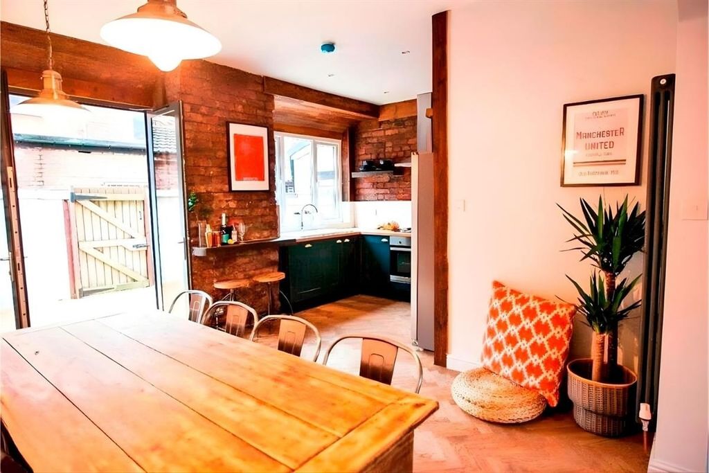 Property photo 1 of 12 Bright Kitchen-Diner With Large Wooden Table...