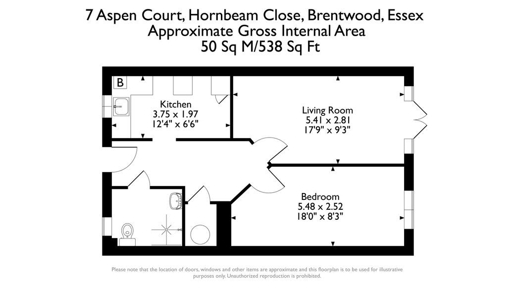 Property photo 2 of 12 7 Aspen Court, Hornbeam Close, CM13 2Ld.Jpg