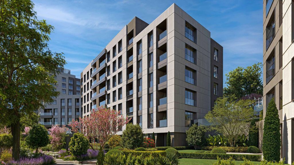 Property photo 2 of 15 Off-Plan Asian Istanbul Property For Sale - Landscaped Social Park