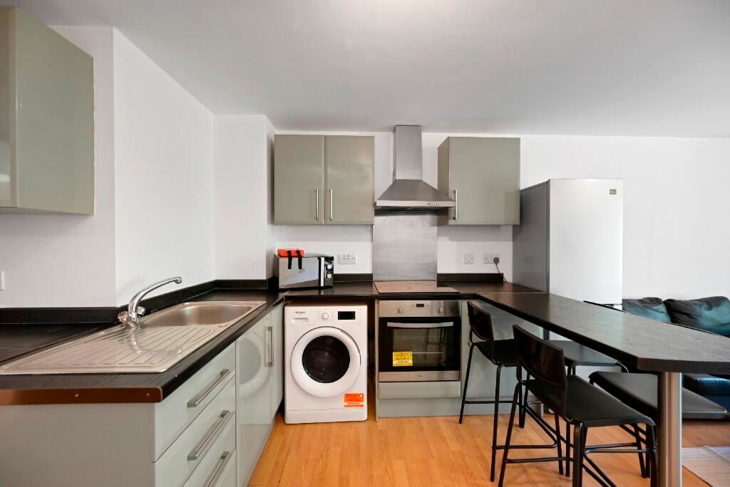 Property photo 3 of 8 Modern Kitchen Area Featuring Sleek Cabinetry, Int...