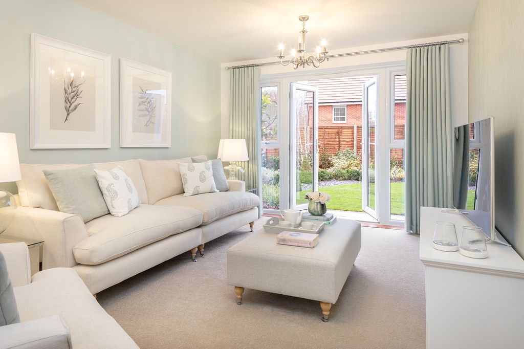 Property photo 3 of 8 Spacious Lounge With French Doors