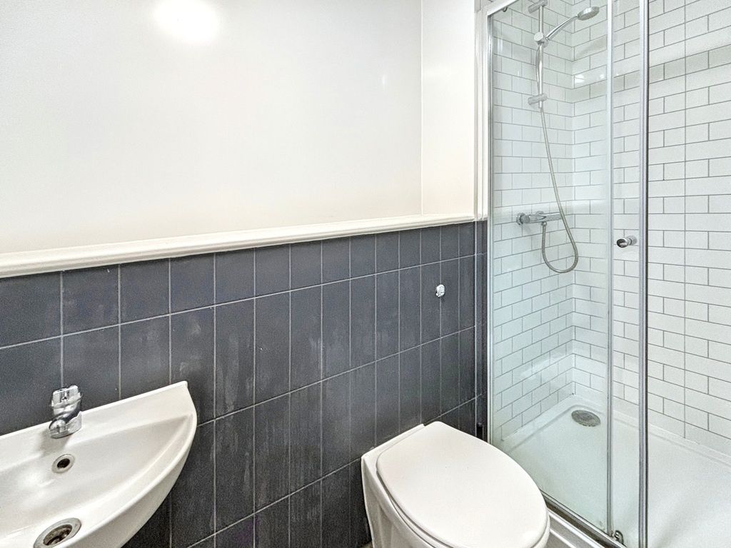 Property photo 1 of 7 Modern Bathroom With Glass-Enclosed Shower, White ...