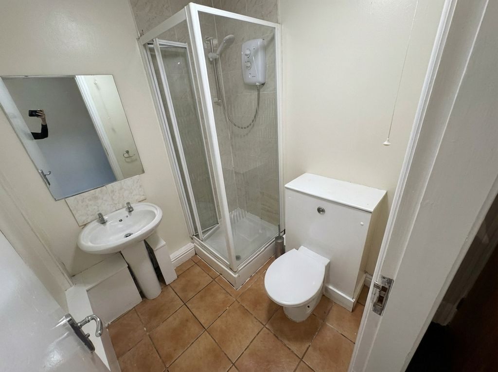 Property photo 3 of 4 Bright Bathroom With Modern Glass Shower Cubicle...