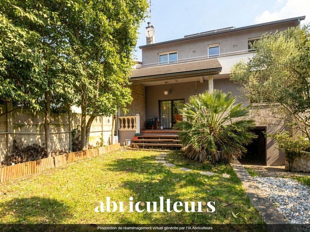 Property photo 1 of 22 Beautiful Contemporary T7 House Of 185m² With Outbuilding, Terrace And 500m² Wooded Garden – Garage - Colombes (92400)