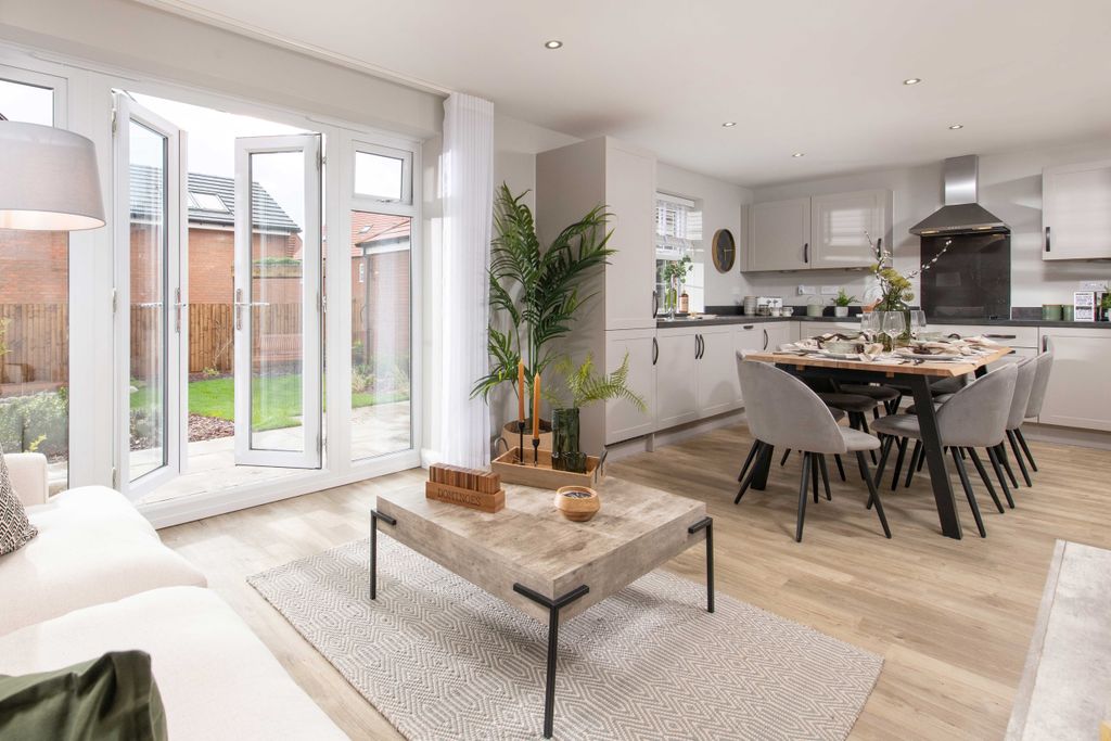 Property photo 2 of 9 Open-Plan Kitchen With French Doors In The Four Bedroom Kirkdale
