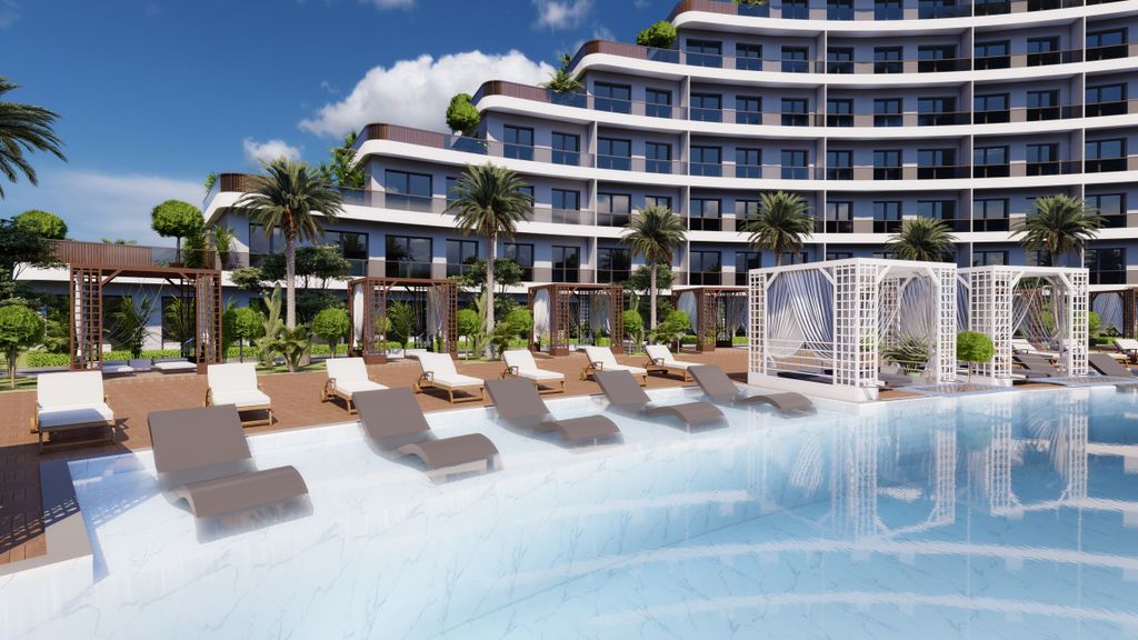 Property photo 3 of 15 Ultra-Modern Investment Properties For Sale In Altintas, Antalya - Large Communal Pool And Terraces