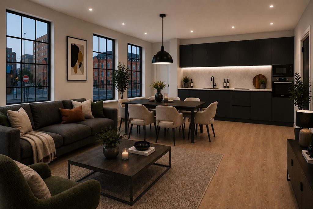 Property photo 3 of 7 Kelham Exchange - Kitchen,Diner,Living.Png