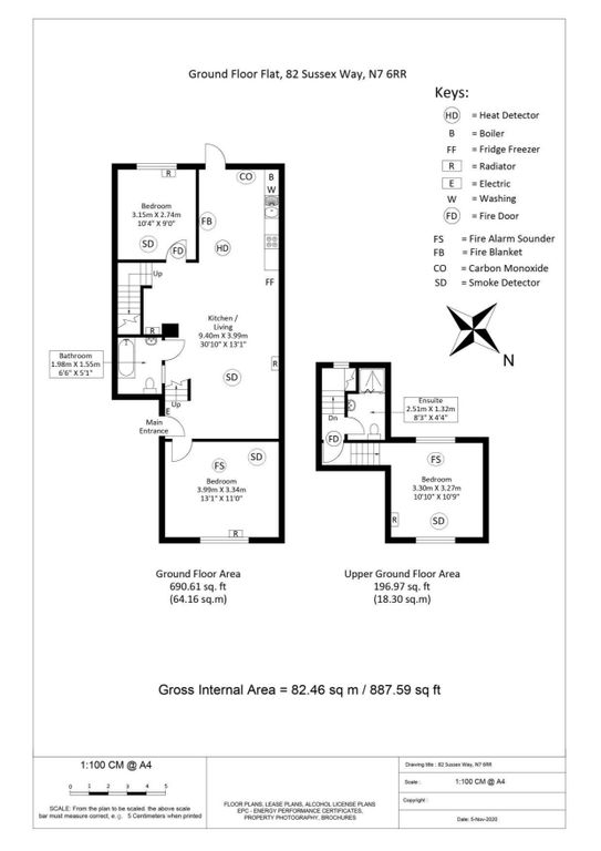 Property photo 2 of 12 Ground Floor Flat 82 Sussex Way N7 6Rr-Floor Plan_Page-0001.Jpg