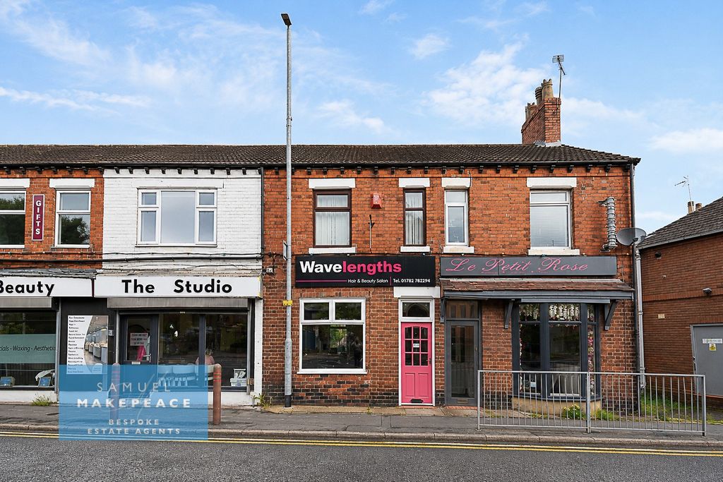 Property photo 1 of 12 Terraced Shop On Very Busy Road In Kidsgrove - Rooms Over Two Floors