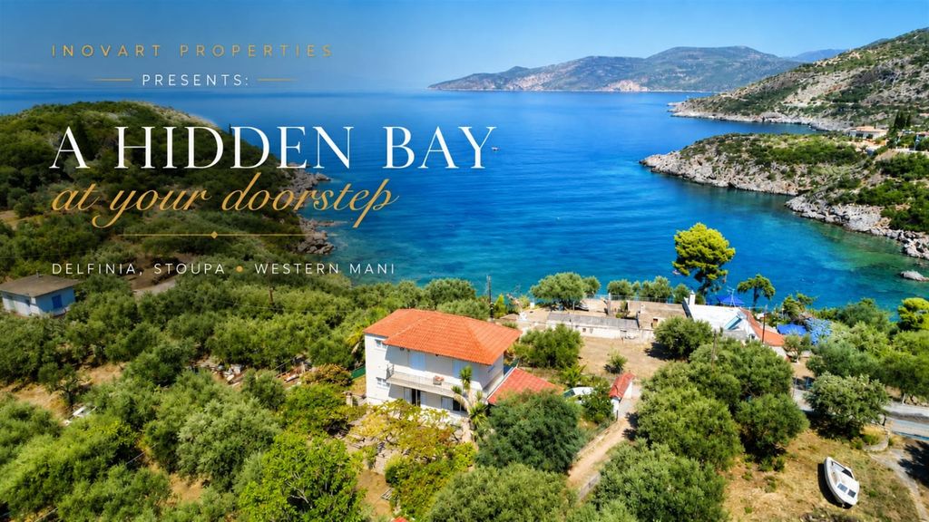 Property photo 1 of 18 Mediterranean Hideaway Above Delfinia Bay | Private Residence With Olive Grove In Stoupa, Mani