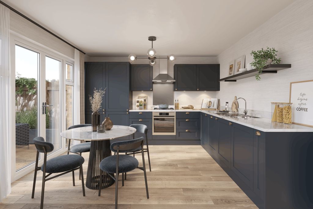 Property photo 2 of 7 Internal cgi Of The Buckland Kitchen