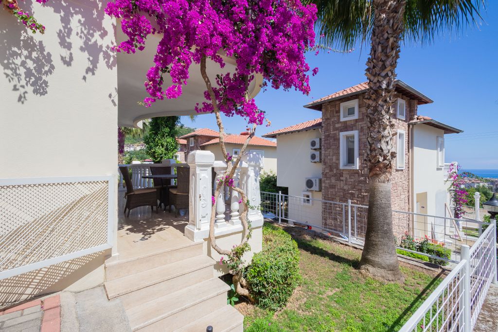Property photo 1 of 25 An Alluring Hillside Villa In Alanya For Sale - Exterior Garden And Balcony