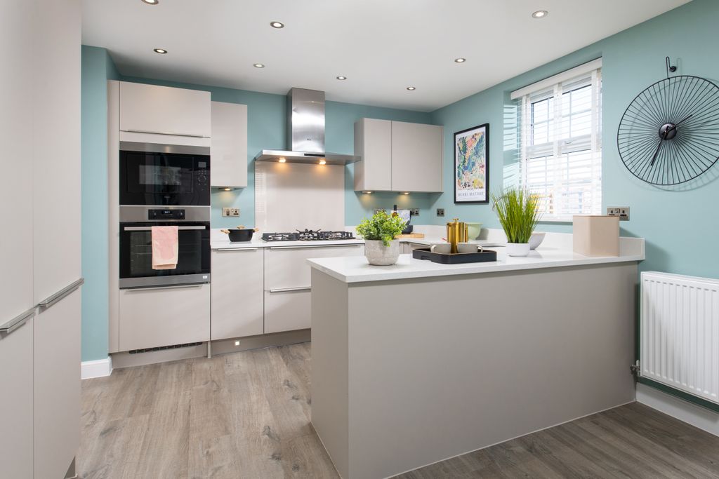 Property photo 2 of 9 Inside View Of 4 Bedroom Detached Hollinwood Kitchen