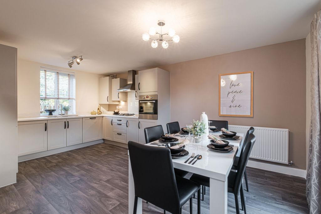 Property photo 2 of 8 Interior View Of Kitchen Diner In Our Lutterworth 3 Bedroom Home