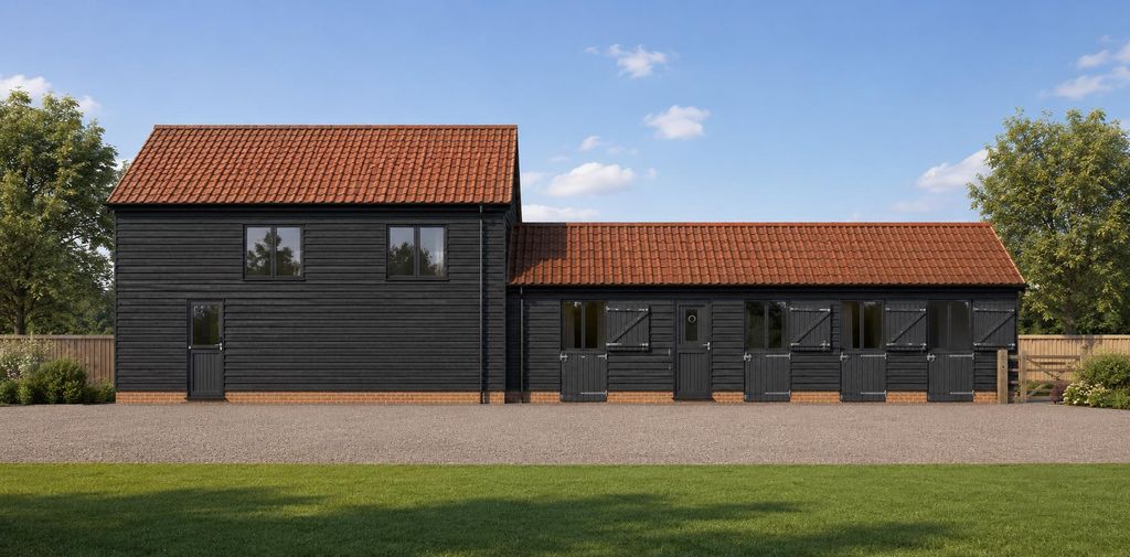 Property photo 2 of 9 South West Elevation- Church Farm Barn Plot.Png