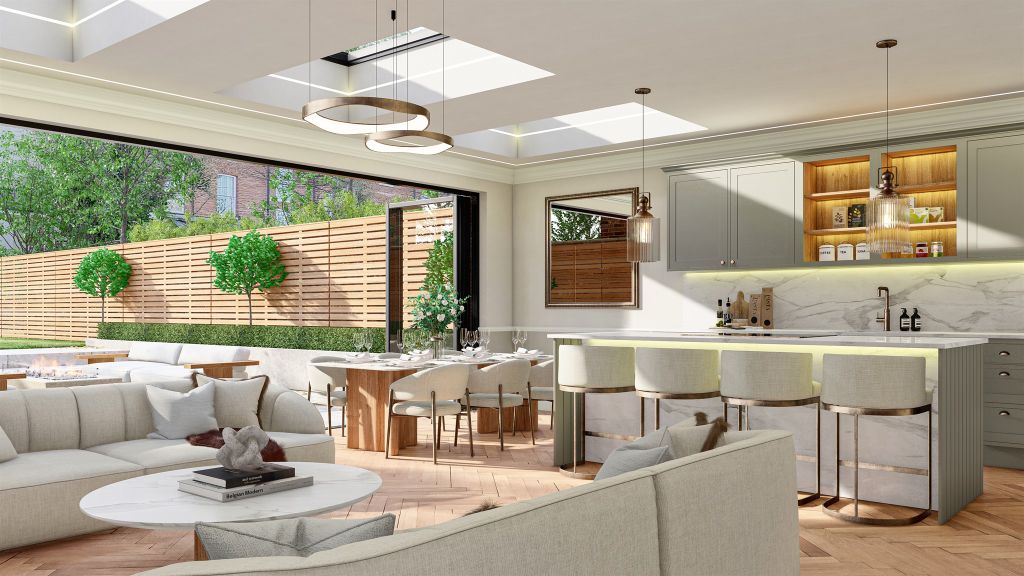 Property photo 2 of 5 Kitchen Living Dining Room