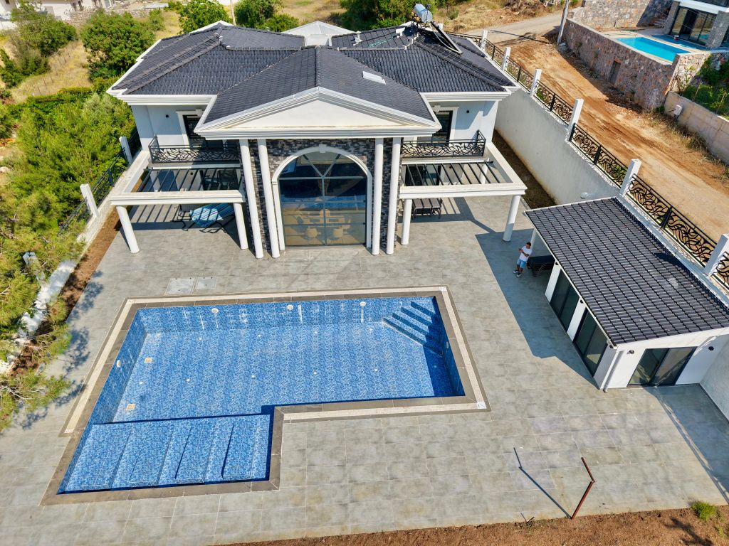 Property photo 3 of 25 Breathtaking Duplex Villa For Sale In Fethiye - Arial View Over The Entire Property