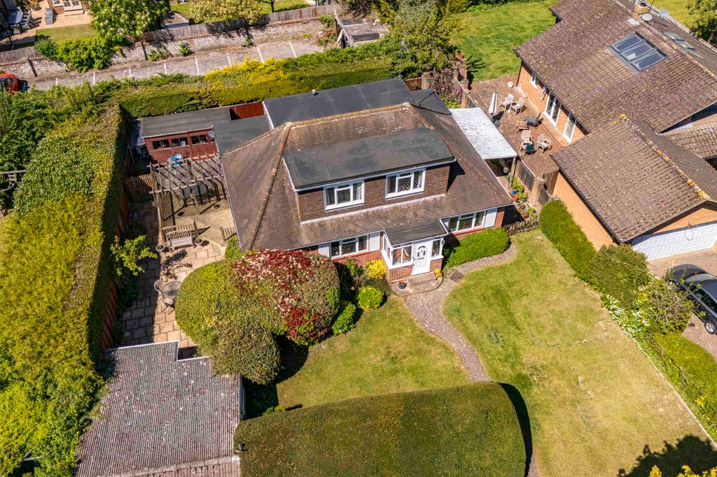 Property photo 1 of 24 Walton Cottage, 5 Elm Lane, Sl8 5Pf Drone (Low Res)-1