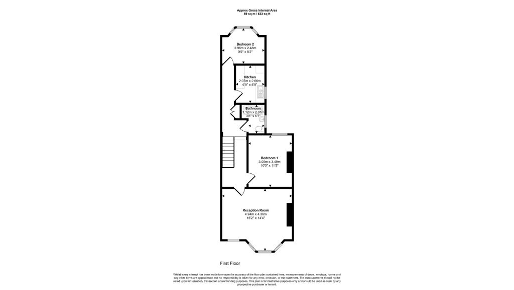 Property photo 2 of 7 Flat B, 59 Maryland Road.Jpg