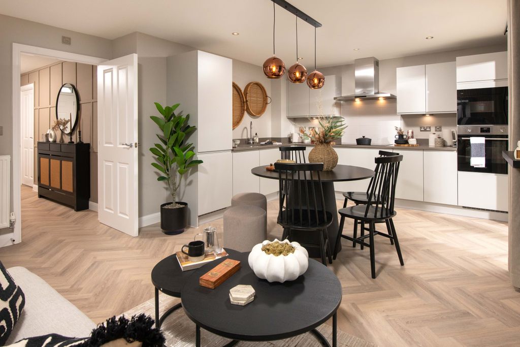Property photo 2 of 9 Brook View Ingleby Show Home Kitchen-Diner