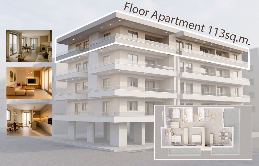 Property photo 1 of 22 - Apartment For Sale, Kalamata, 113 Sq.m., €400.000