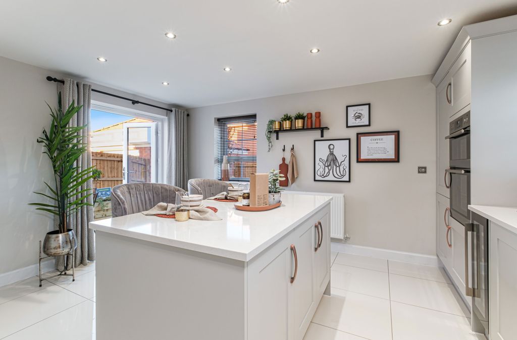 Property photo 2 of 10 Interior View Of The Kitchen / Dining In Our 4 Bed Alderney Home