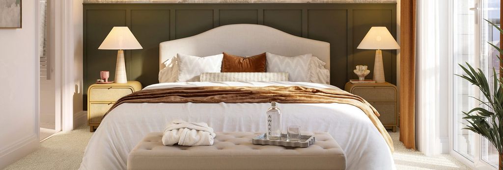 Property photo 3 of 3 An Interior CGI Of The Bedroom At Hertford Locks