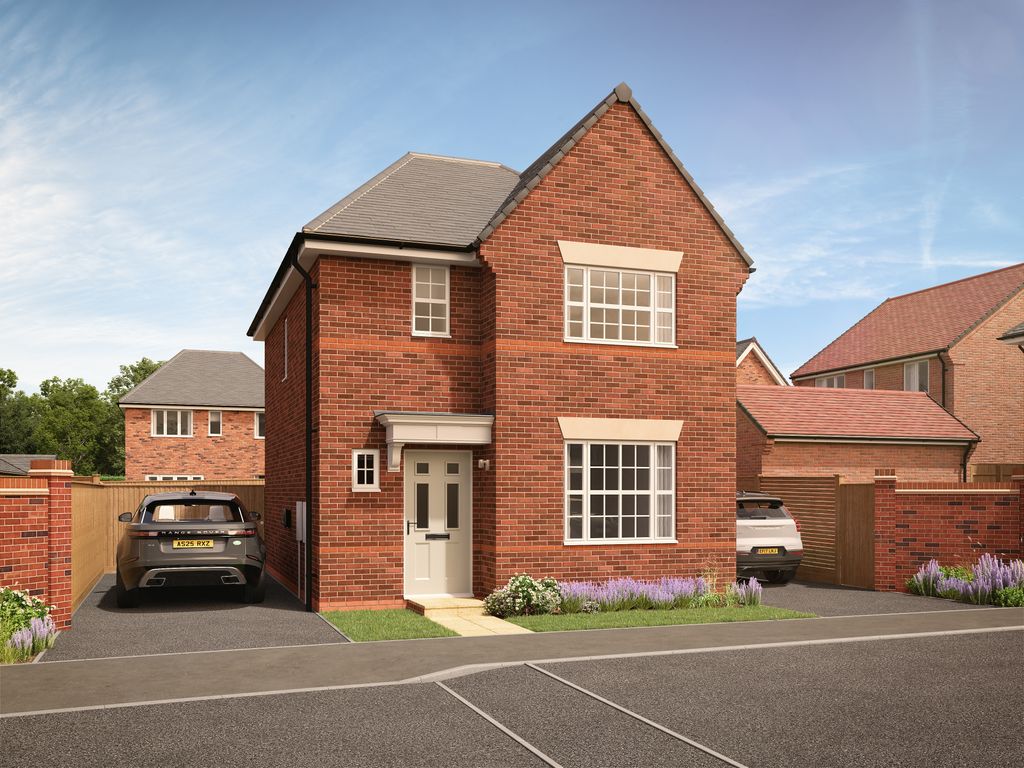 Property photo 1 of 8 A Modern Red Brick House With A White Door And Large Windows Sits On A Driveway With Two Cars