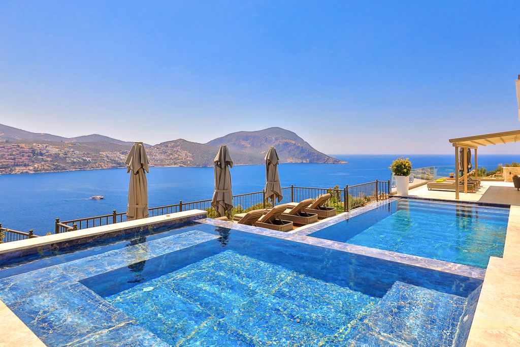 Property photo 1 of 28 A Luxury 5-Bedroom Sea View Antalya Villa For Sale - Private Infinity Pool And Full Sea Views