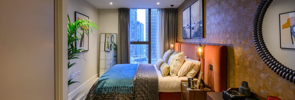 Property photo 3 of 4 Double Bed With Modern Design Décor, Floor To Ceiling Window