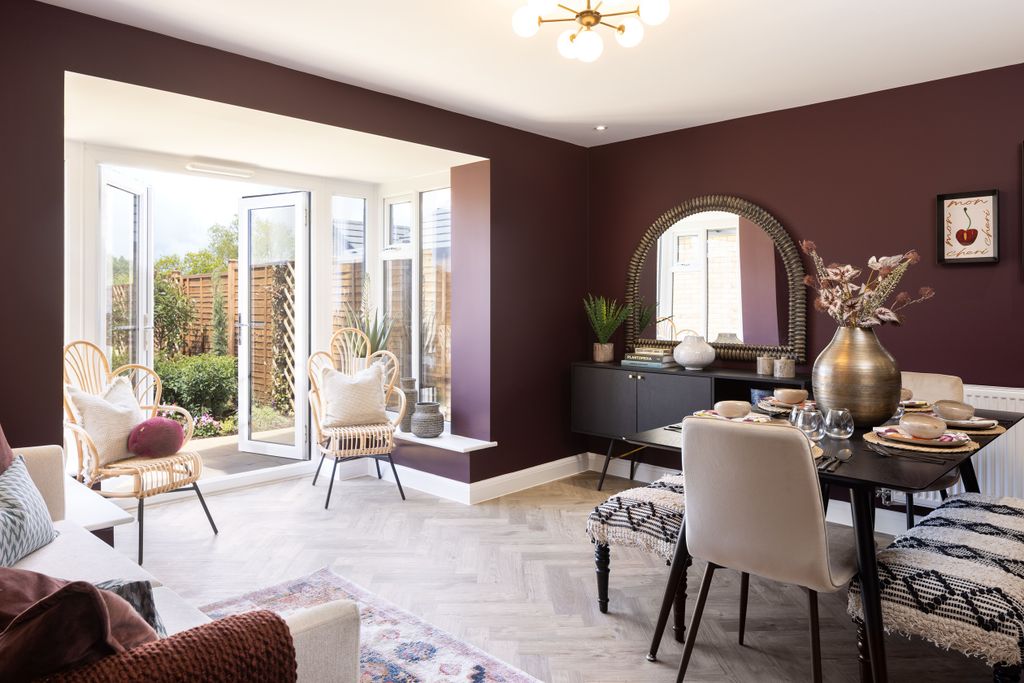 Property photo 1 of 10 Kitchen With Dining Area In The Rockley 3 Bedroom Home