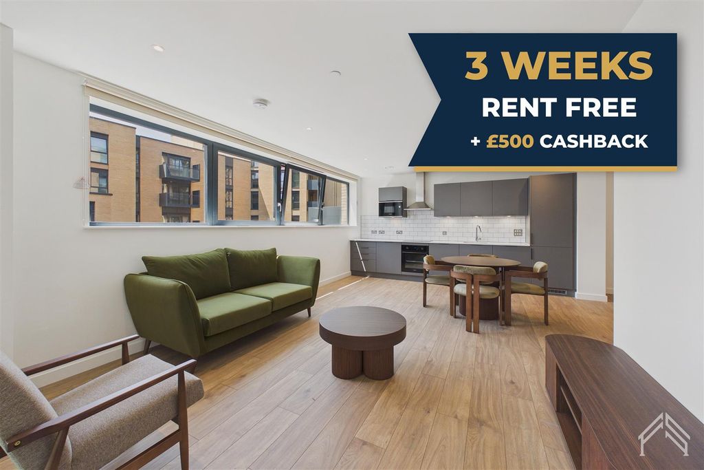 Property photo 1 of 12 3 Weeks Rent Free + 500 Cashback - Green Sofa 2 -