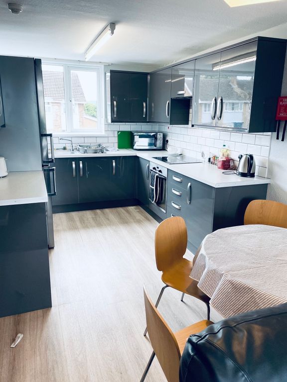 Property photo 1 of 14 Bright Modern Kitchen With Grey Gloss Cabinets, Wh...