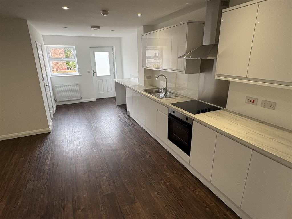 Property photo 2 of 13 Bright Modern Kitchen With Sleek White Cabinets...