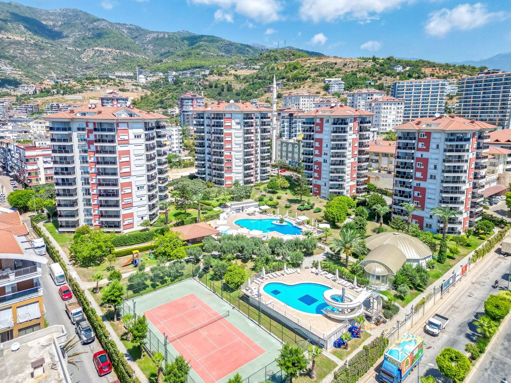 Property photo 1 of 25 Impressive Sea View Apartment In Cikcilli, Alanya For Sale - A Modern Complex