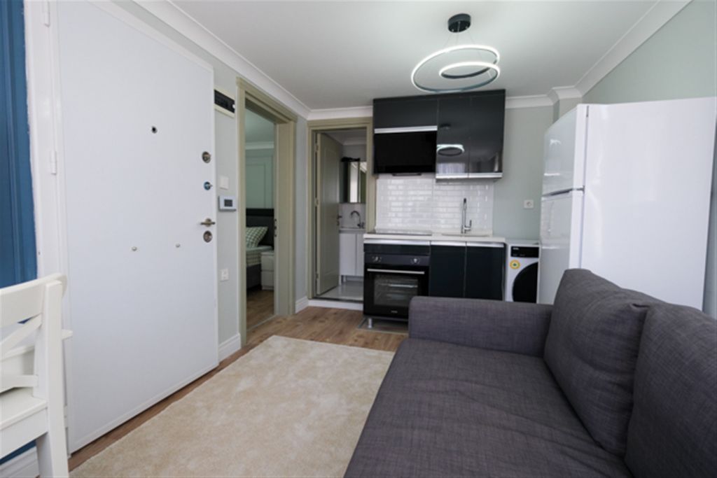 Property photo 3 of 19 Istanbul Apartments For Sale In Fatih, Istanbul - Lounge To The Kitchen