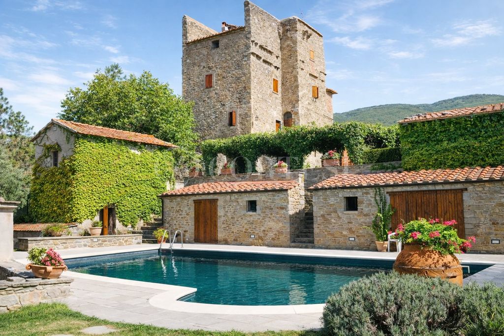 Property photo 1 of 60 12th-Century Medieval Tower With Pool And Private Park In The Hills Of Cortona