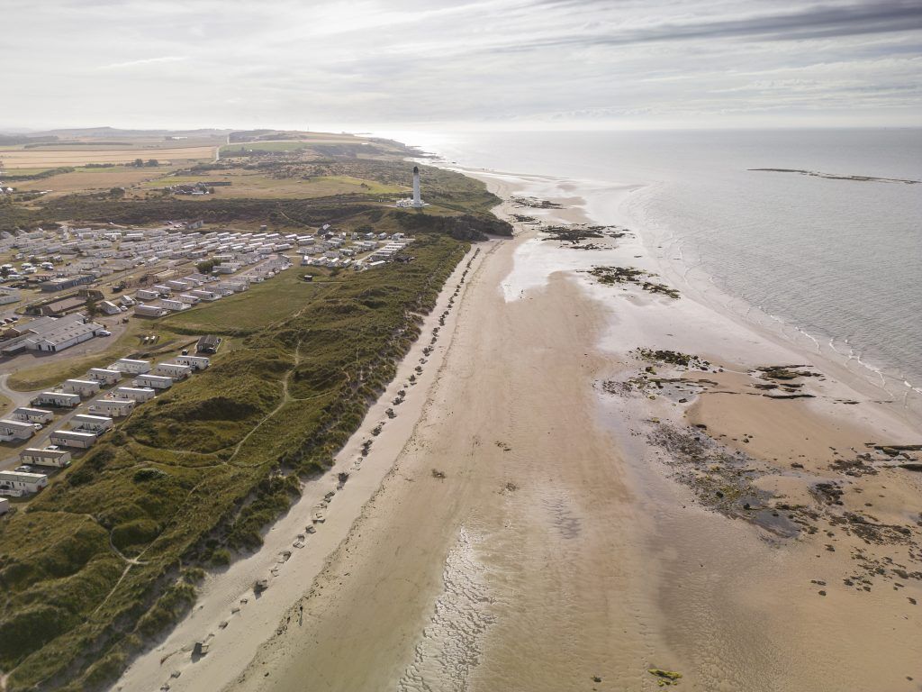 Property photo 2 of 15 Aerial View Silver Sands Holiday Park Moray Coast Beach