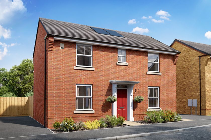 Property photo 1 of 9 External CGI Of The Hadley Brick With Red Door At Romans Quarter