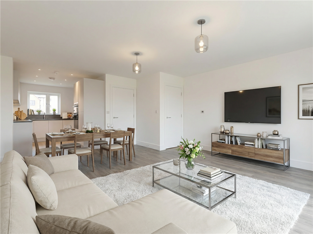 Property photo 3 of 6 Virtually Staged Lounge/Dining/Kitchen