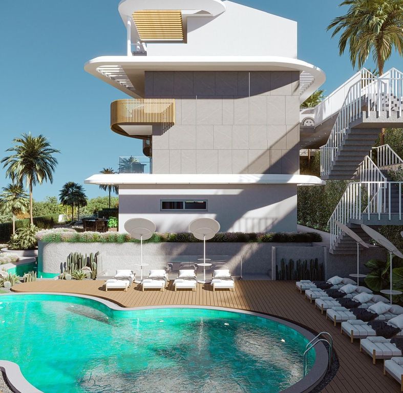 Property photo 3 of 19 Desirable Kalkan Apartment For Sale - Communal Pool And Sun Terraces