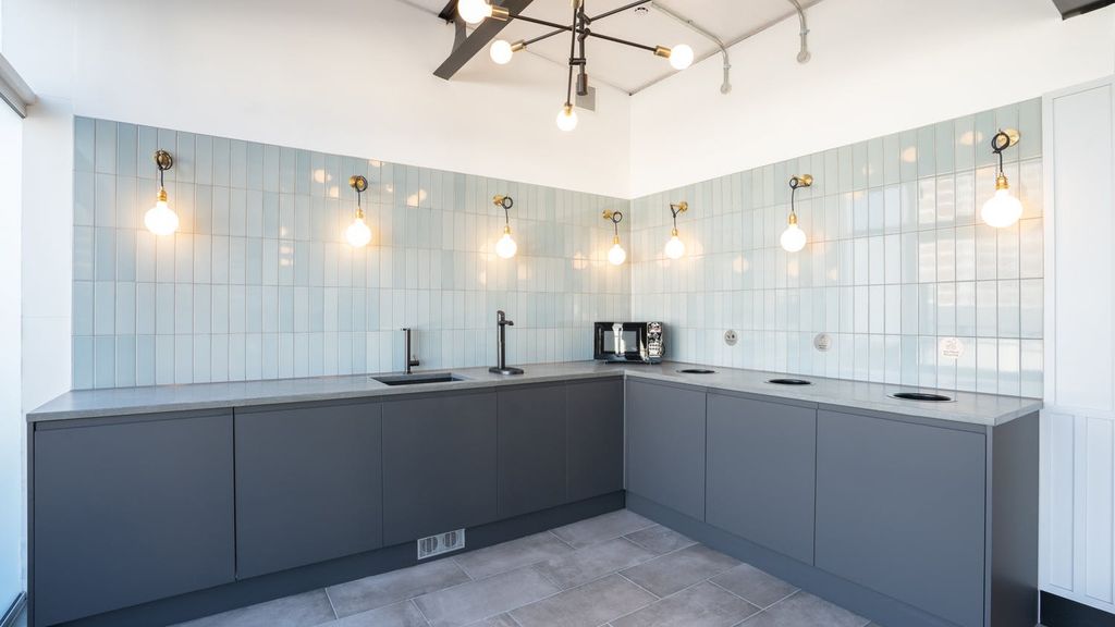 Property photo 3 of 16 The Shepherds Building Rockley Road W14 Office To Let West London Kitchenette.Jpg