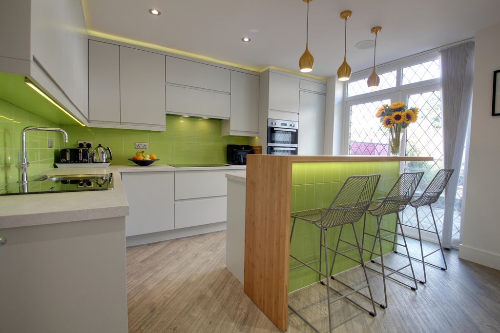 Property photo 3 of 18 Kitchen Area Semi-Open Plan To The Dining Room