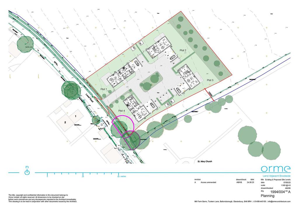 Property photo 3 of 3 Plan - 1994.004 Rev A Existing &amp; Proposed Site Lev