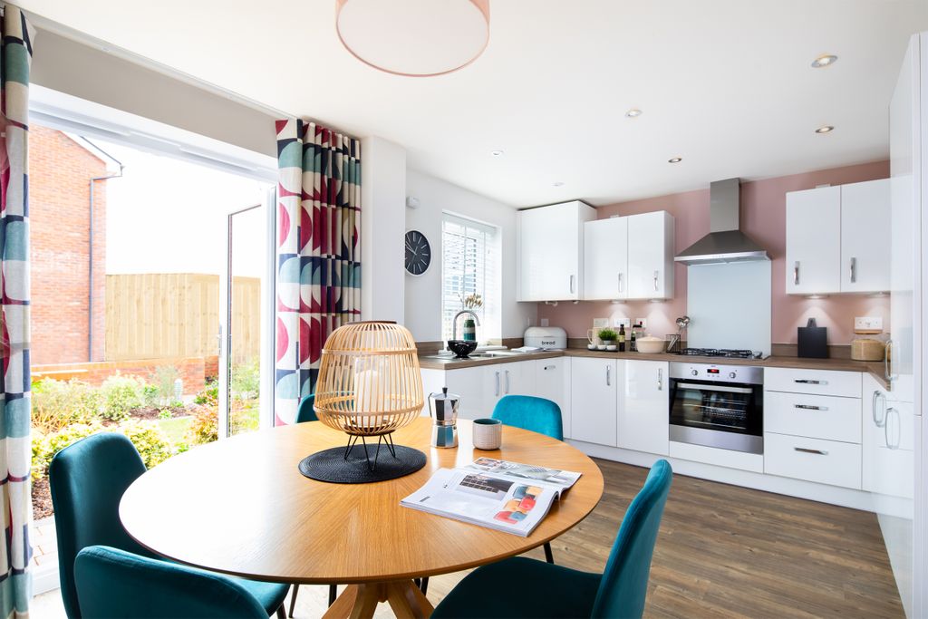 Property photo 2 of 7 Open Plan Kitchen In The Maidstone 3 Bedroom Home
