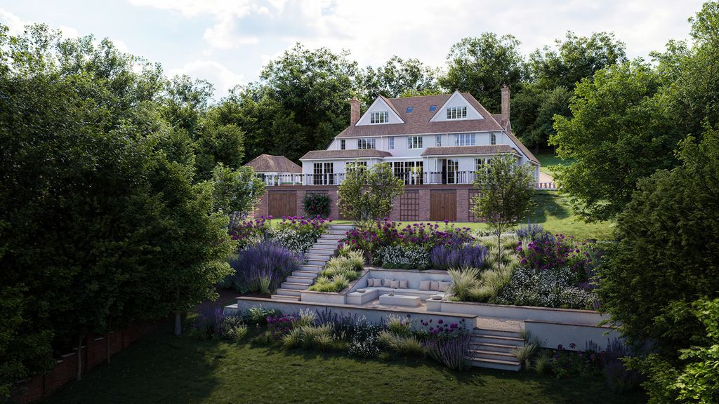 Property photo 1 of 14 CGI Of The Rear Aspect
