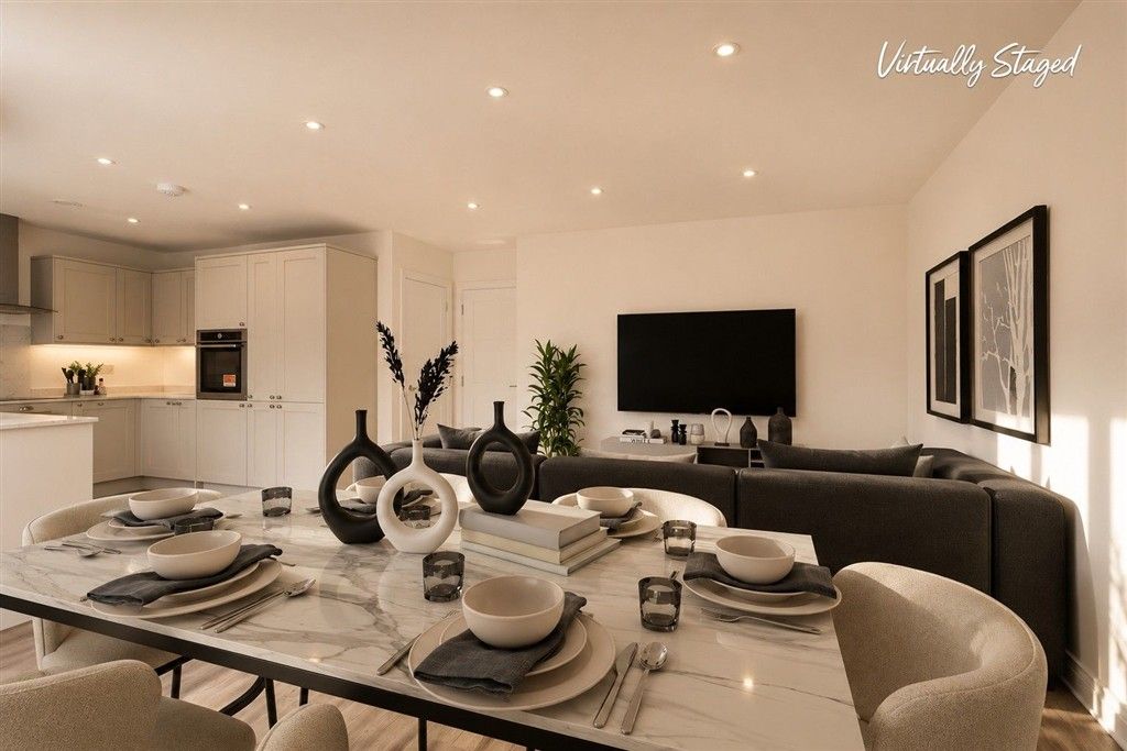 Property photo 2 of 14 Staged Lounge Kitchen Diner